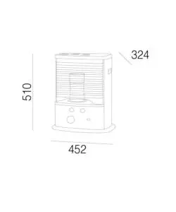 STUFA A COMBUSTIBILE LIQUIDO CORONA MODELLO RX 3085